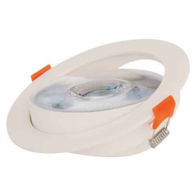 Світильник вбудований світлодіодний 12W 6400K 1041Lm 100-240V d-125мм білий круглий NORA-12 016-053-0012-010