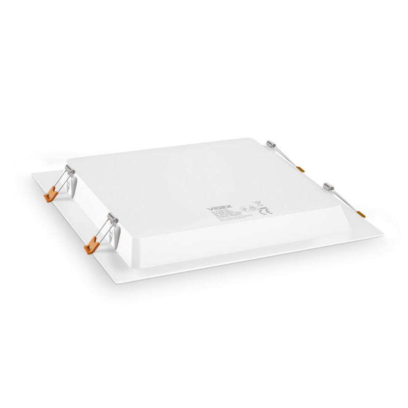 Врезной светодиодный светильник Back VIDEX 26W 5000K квадрат (VL-DLBS-265)