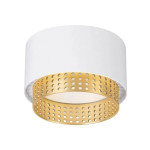Світильник спот накладний-врізний без лампи MAXUS Design Downlight Base GX53 White Golden MAX-D-GX53-WG