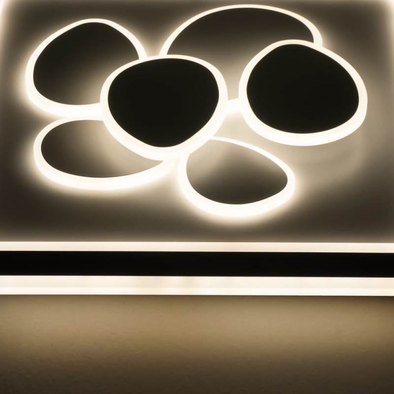 Світлодіодний Smart світильник OREO VIOLUX 120W 3000-6000K 9000LM квадрат коричневий 220415