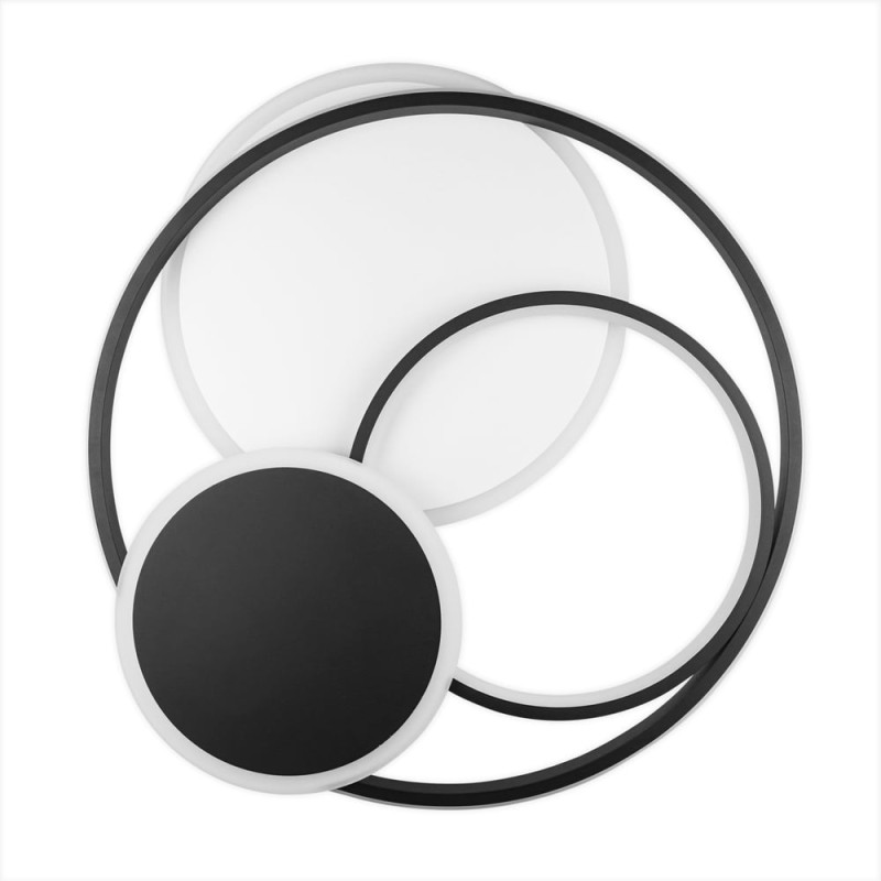 Светодиодный Smart светильник SPINER VIOLUX 100W 3000-6000K 7000LM круг черный 220515