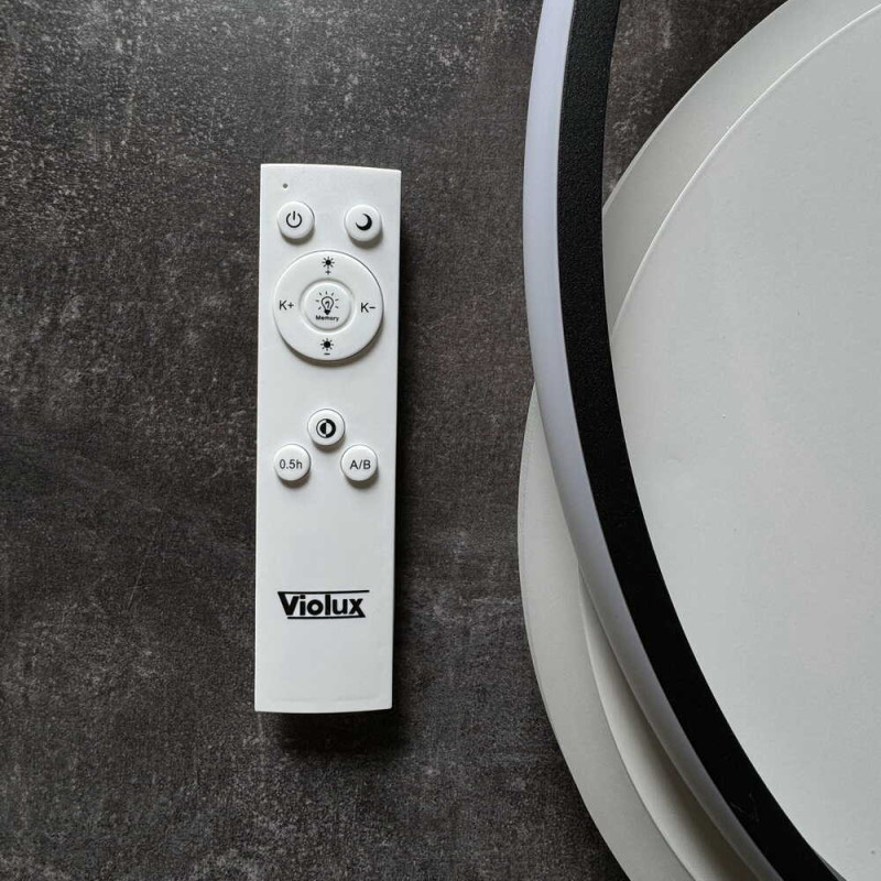 Светодиодный Smart светильник SPINER VIOLUX 100W 3000-6000K 7000LM круг черный 220515