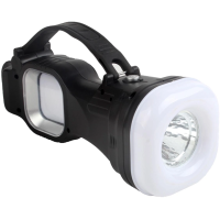 Фонарик Quantum кемпинговый перезарядный Stalker 3W LED+COB solar с USB