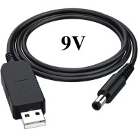 Кабель питания для роутера с 5 на 9 В от павербанка USB-DC