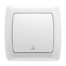 Кнопка звонка VIKO Carmen белая 90561006