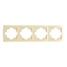 Рамка четверная горизонтальная VIKO Carmen крем 90572104