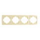 Рамка четверная горизонтальная VIKO Carmen крем 90572104