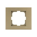 Рамка одинарная OVIVO Grano титан (400-120000-096)