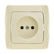 Розетка одинарная б/з VIKO Carmen крем 90562007