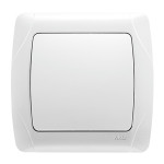 Выключатель одноклавишный VIKO Carmen белый 90561001