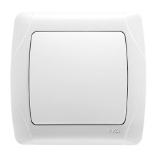 Выключатель одноклавишный VIKO Carmen белый 90561001