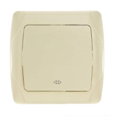 Выключатель промежуточный одноклавишный VIKO Carmen крем 90562031