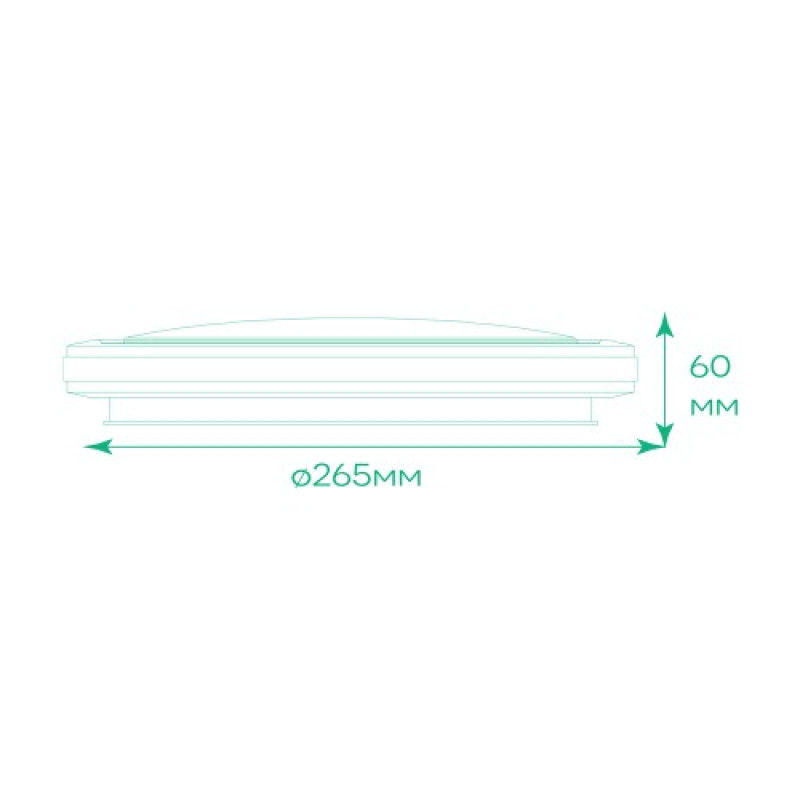 Светодиодный накладной светильник ARDERO AL562ARD 18W LED 1350Lm 5000K звездное небо (80175)