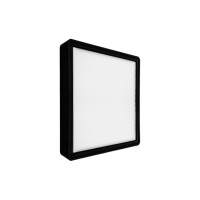 Накладной светильник LED MILLENNIUM 20W 5000K квадратный черный Violux 352220