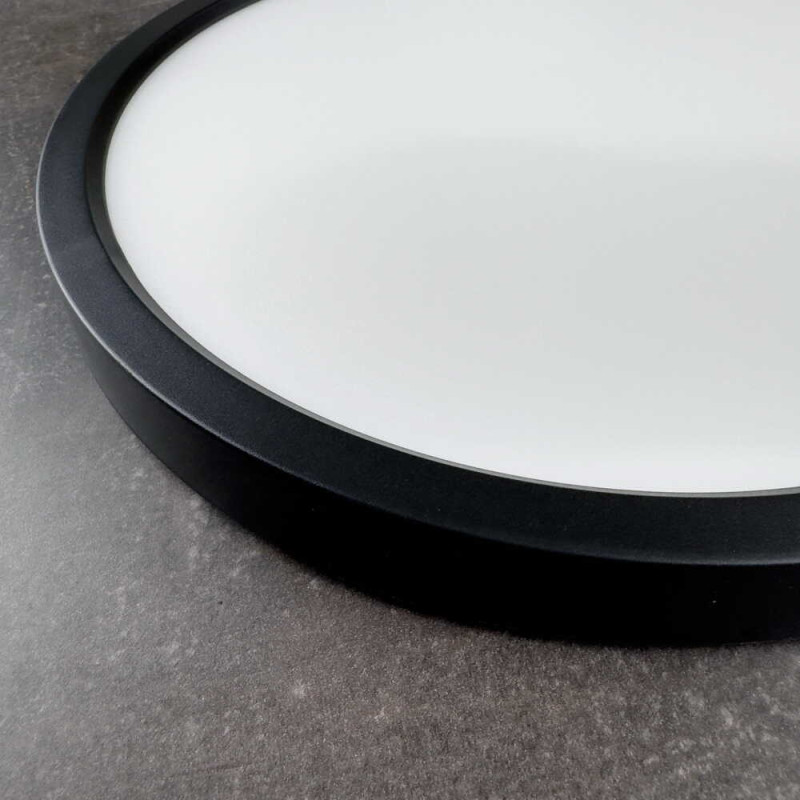 Накладной светильник LED MILLENNIUM 26W 5000K круг черный Violux 351226