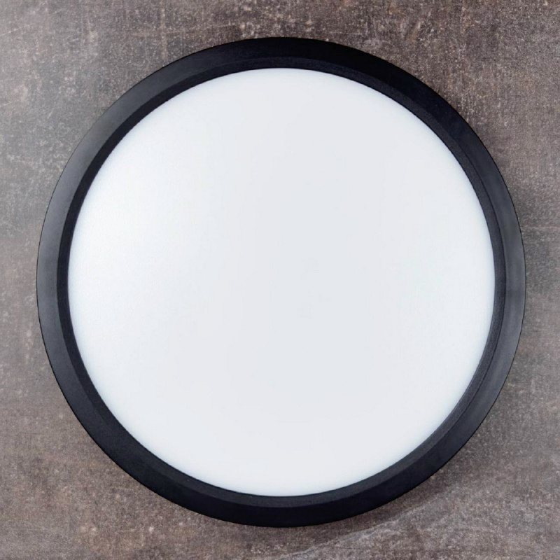 Накладной светильник LED MILLENNIUM 20W 5000K круг черный Violux 351220