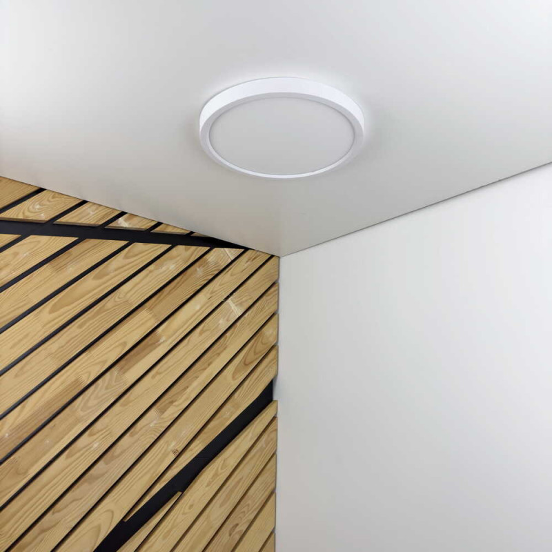 Накладной светильник LED MILLENNIUM 26W 5000K круг белый Violux 351126