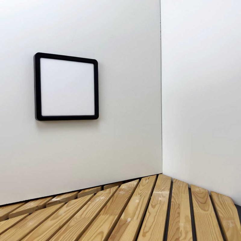 Накладний світильник LED MILLENNIUM 26W 5000K квадрат чорний Violux 352226