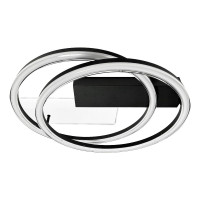 Светодиодный Smart светильник BRIONI-R VIOLUX 80W 3000-6000K 5000LM круг черный 220695