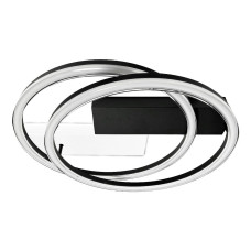 Светодиодный Smart светильник BRIONI-R VIOLUX 80W 3000-6000K 5000LM круг черный 220695