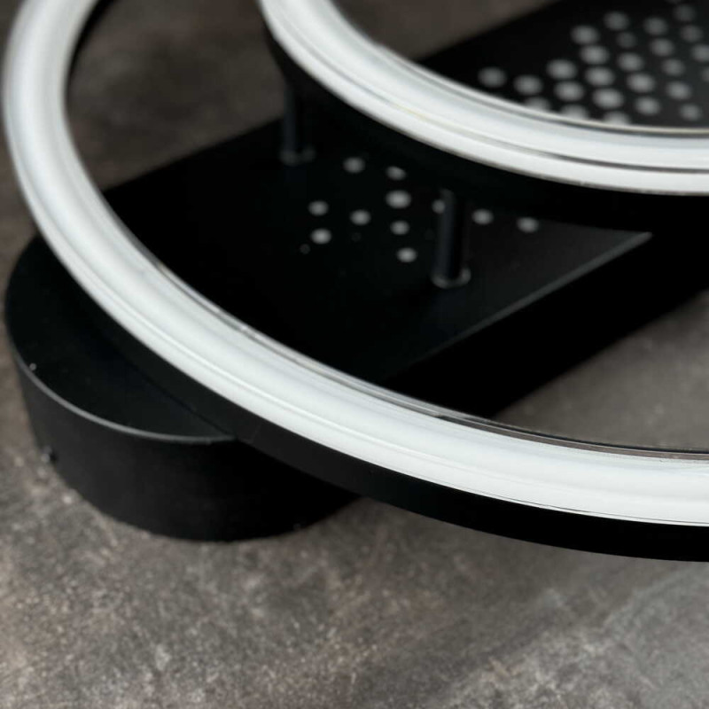 Светодиодный Smart светильник KENZO-R VIOLUX 85W 3000-6000K 5100LM круг черный 220665