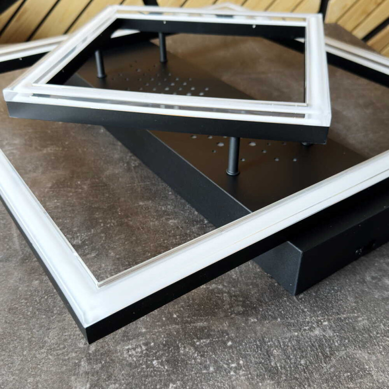 Світлодіодний Smart світильник KENZO-S VIOLUX 100W 3000-6000K 6100LM квадрат чорний 220685