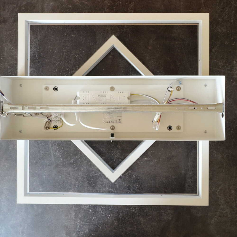 Светодиодный Smart светильник KENZO-S VIOLUX 100W 3000-6000K 7100LM квадрат белый 220675 