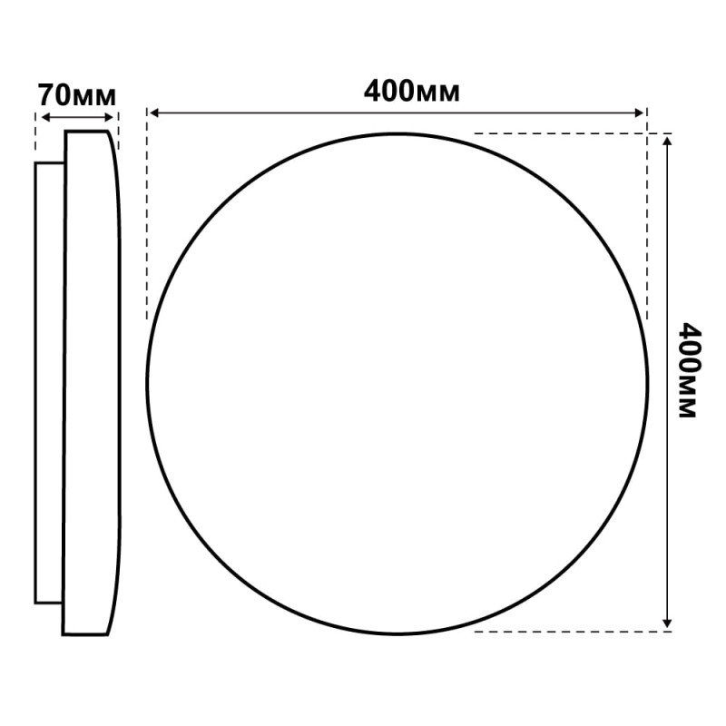 Світлодіодний Smart світильник COSMO VIOLUX 40W 3000-6000K 3200LM круг 210133
