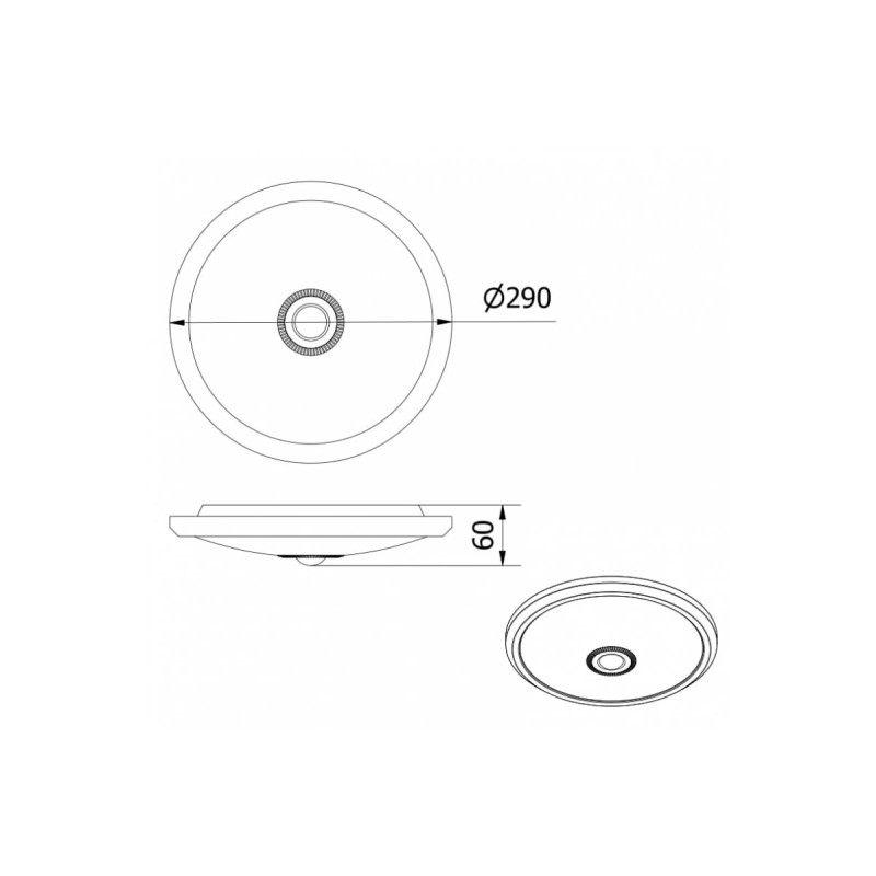 Светильник светодиодный ITALIA с датчиком движения 12 Вт 900 Лм 4000K AC220-240В 50-60 Гц IP20 GTV OS-ITL12W-LED