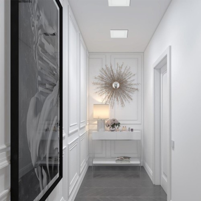 Врезной LED светильник AL511-1 12W квадратный 720Lm 4000K 165*13.5mm 01888