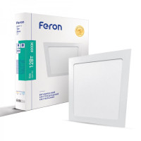 Врезной LED светильник AL511-1 12W квадратный 720Lm 4000K 165*13.5mm 01888