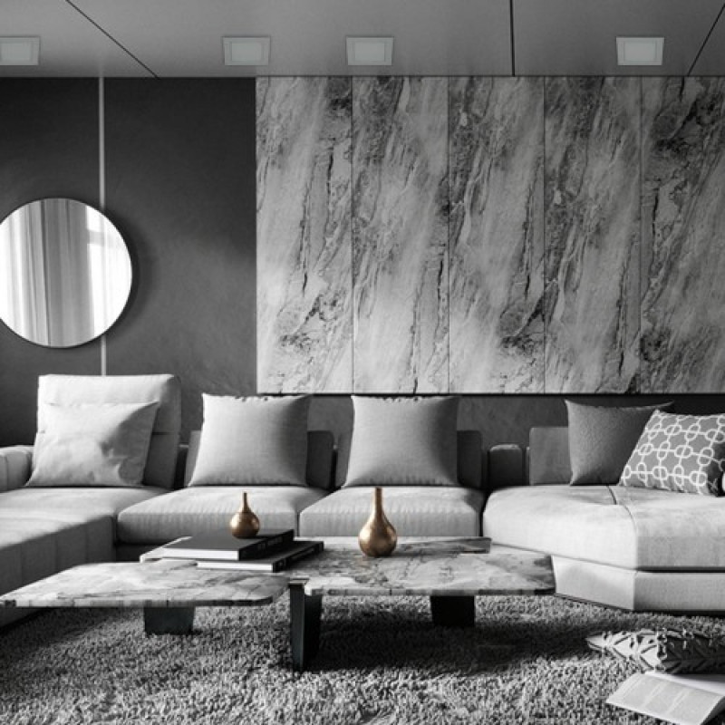 Врезной LED светильник AL511-1 20W квадрат 1200Lm 4000K 220*13.5mm 01889