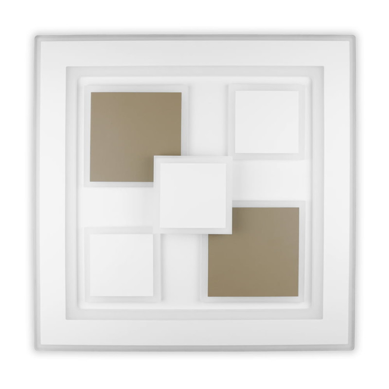 Светодиодный Smart светильник OXFORD VIOLUX 110W 3000-6000K 8000LM квадрат коричневый 220435