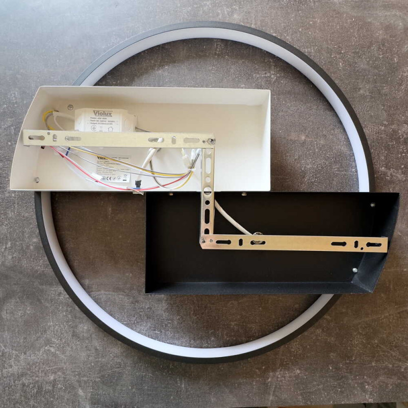 Светодиодный Smart светильник PICASSO-R VIOLUX 80W 3000-6000K 4400LM круг черный 220615