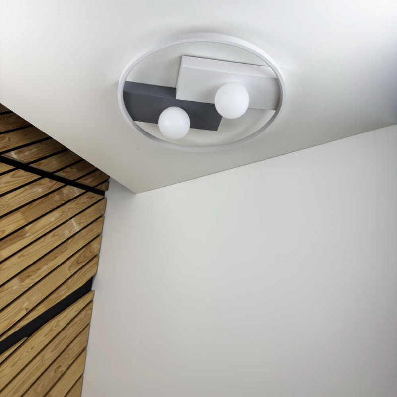 Светодиодный Smart светильник PICASSO-R VIOLUX 80W 3000-6000K 5200LM круг белый 220625