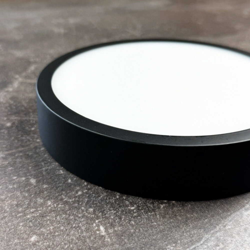 Светильник LED Violux ДББ RODOS круг 24W 5000K IP20 черный ( 330141 )