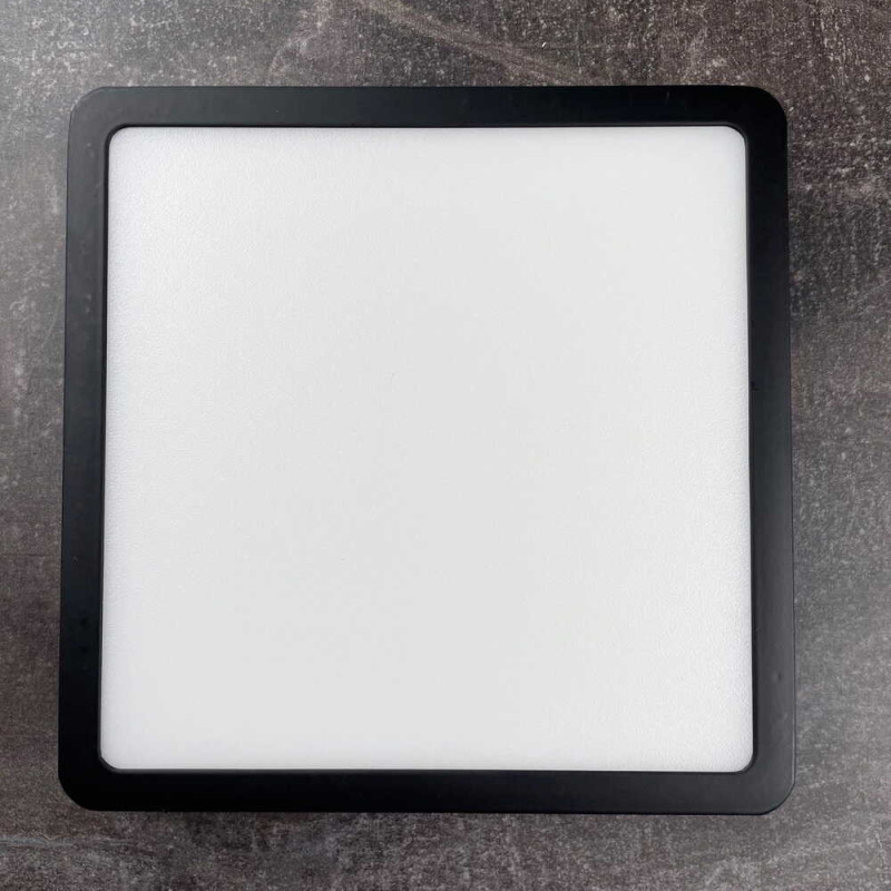 Светильник LED Violux ДББ RODOS квадрат 18W 5000K IP20 черный (330351)