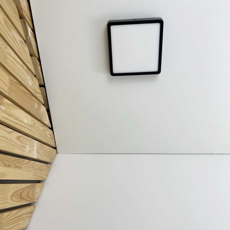 Светильник LED Violux ДББ RODOS квадрат 18W 5000K IP20 черный (330351)