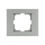 Рамка одинарная OVIVO Grano серебро (400-100000-096)