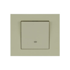 Выключатель промежуточный (реверсивный) одноклавишный OVIVO Grano крем (400-020200-214)