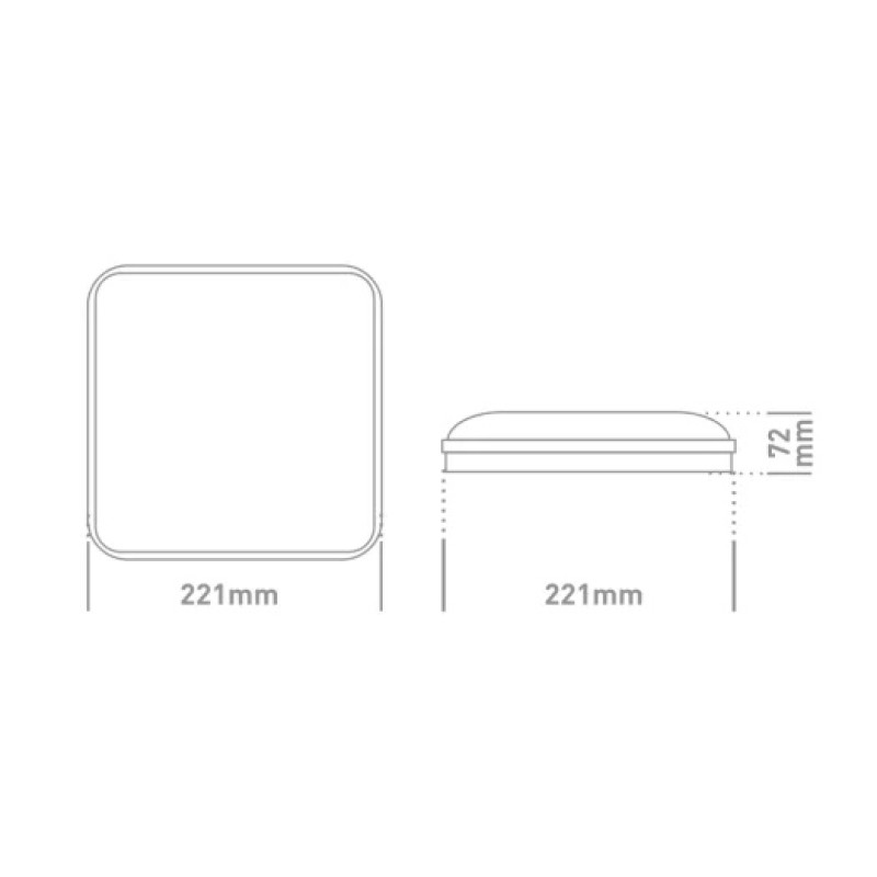 Антивандальный LED-светильник GLOBAL 1-GBH-08-2050-S 20W 5000K