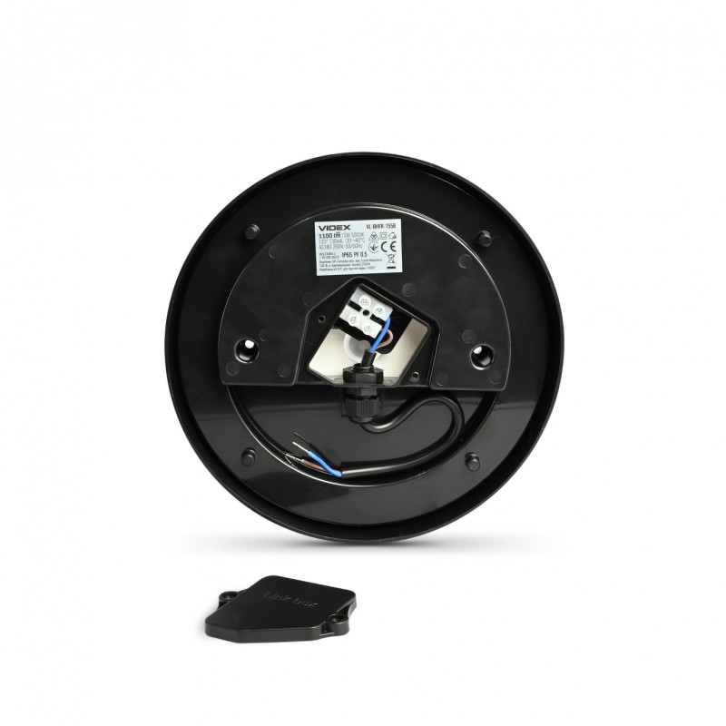 Светодиодный светильник ART IP65 круглый VIDEX 15W 5000K Black (VL-BHFR-155B)