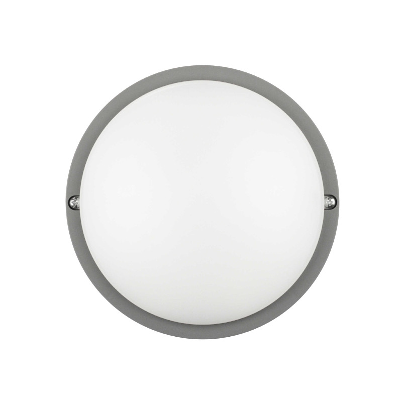 Светодиодный светильник VIOLUX НББ ATOM (UA) MW sensor серый 12W 5000K IP54 243362