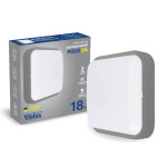 Светодиодный светильник VIOLUX НББ POLO (UA) серый 18W 5000K IP54 243452