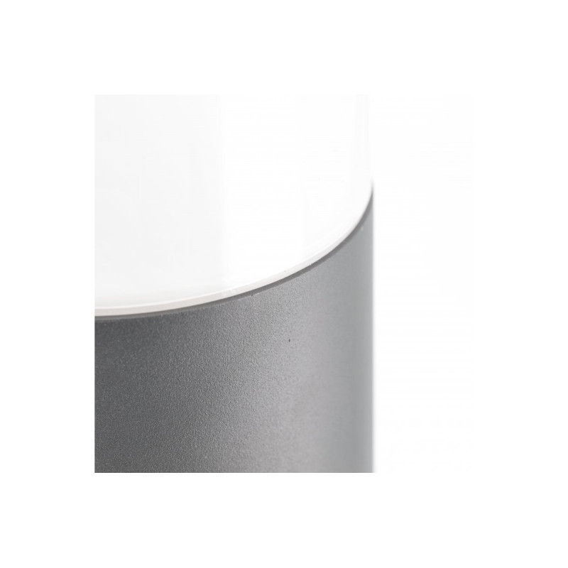 Садовий світильник GTV CORTA-P 80, E27 25W IP44 стовпчик, графіт OS-CORP80-30