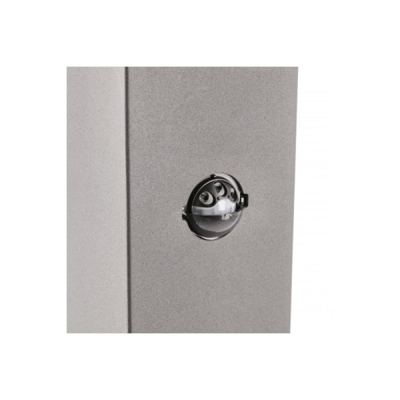 Садовый светильник с датчиком движения GTV LARGO-P 50 E27 15W IP44 столбик, графит OS-LARGP40P-30