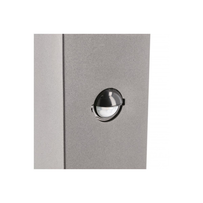 Садовый светильник с датчиком движения GTV LARGO-P 50 E27 15W IP44 столбик, графит OS-LARGP40P-30