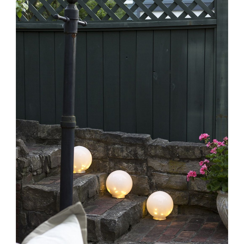 Світильник садово-парковий КУЛЯ 160мм опал ( 310101 )