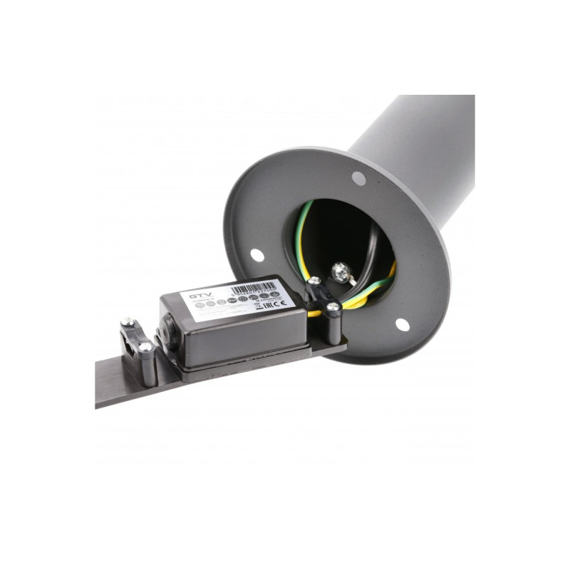 Светильник садовый KERTA E27 IP44 графит 500 мм GTV OS-KERTP40-30