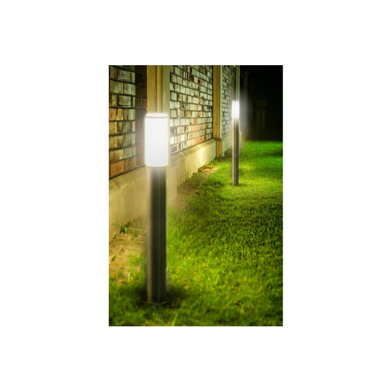 Світильник садовий MILAN, E27 IP44 iнокс 1000 мм GTV OS-MILA10P-00